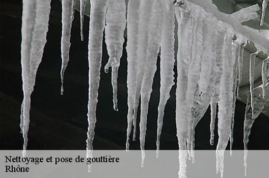 Nettoyage et pose de gouttière Rhône 