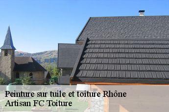 Peinture sur tuile et toiture 69 Rhône  Artisan FC Toiture