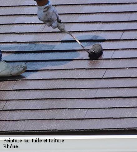 Peinture sur tuile et toiture Rhône