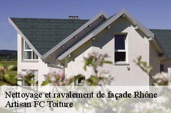 Nettoyage et ravalement de façade 69 Rhône  Artisan FC Toiture