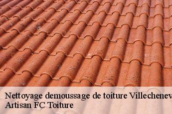 Nettoyage demoussage de toiture  villecheneve-69770 Artisan FC Toiture