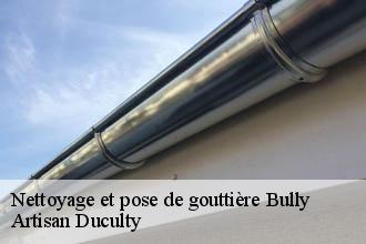 Nettoyage et pose de gouttière  bully-69210 Artisan FC Toiture