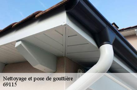 Nettoyage et pose de gouttière  69115