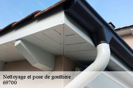 Nettoyage et pose de gouttière  69700