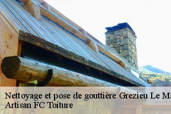 Nettoyage et pose de gouttière  grezieu-le-marche-69610 Artisan FC Toiture