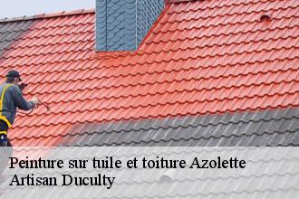 Peinture sur tuile et toiture  azolette-69790 Artisan Duculty