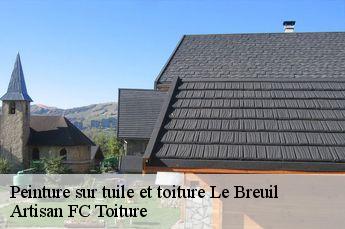 Peinture sur tuile et toiture  le-breuil-69620 Artisan FC Toiture