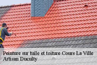 Peinture sur tuile et toiture  cours-la-ville-69470 Artisan Duculty