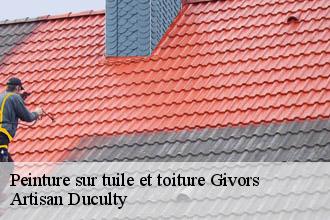 Peinture sur tuile et toiture  givors-69700 Artisan Duculty