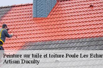Peinture sur tuile et toiture  poule-les-echarmeaux-69870 Artisan FC Toiture