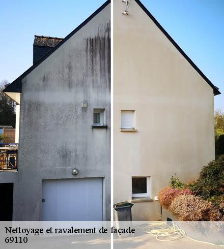 Nettoyage et ravalement de façade 69110