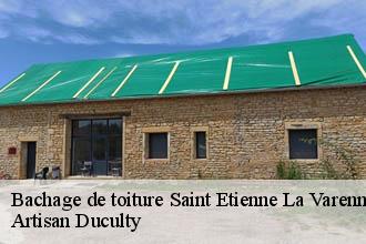 Bachage de toiture  saint-etienne-la-varenne-69460 Artisan Duculty