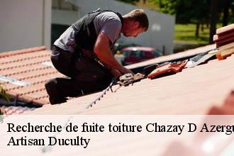 Recherche de fuite toiture  chazay-d-azergues-69380 Artisan Duculty
