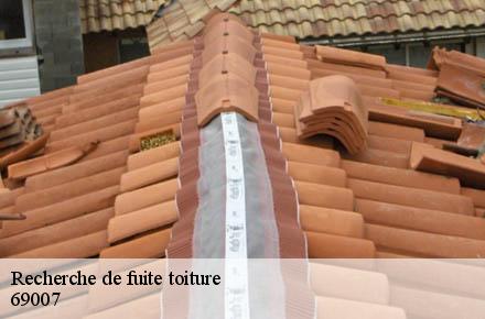 Recherche de fuite toiture  69007